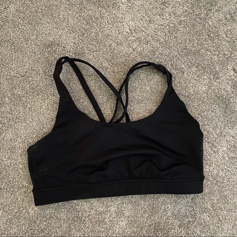 Black Size 10 Lululemon Energy Bra